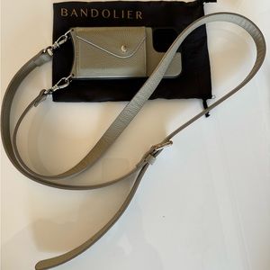 Cross body iPhone 12 Pro case and wallet.